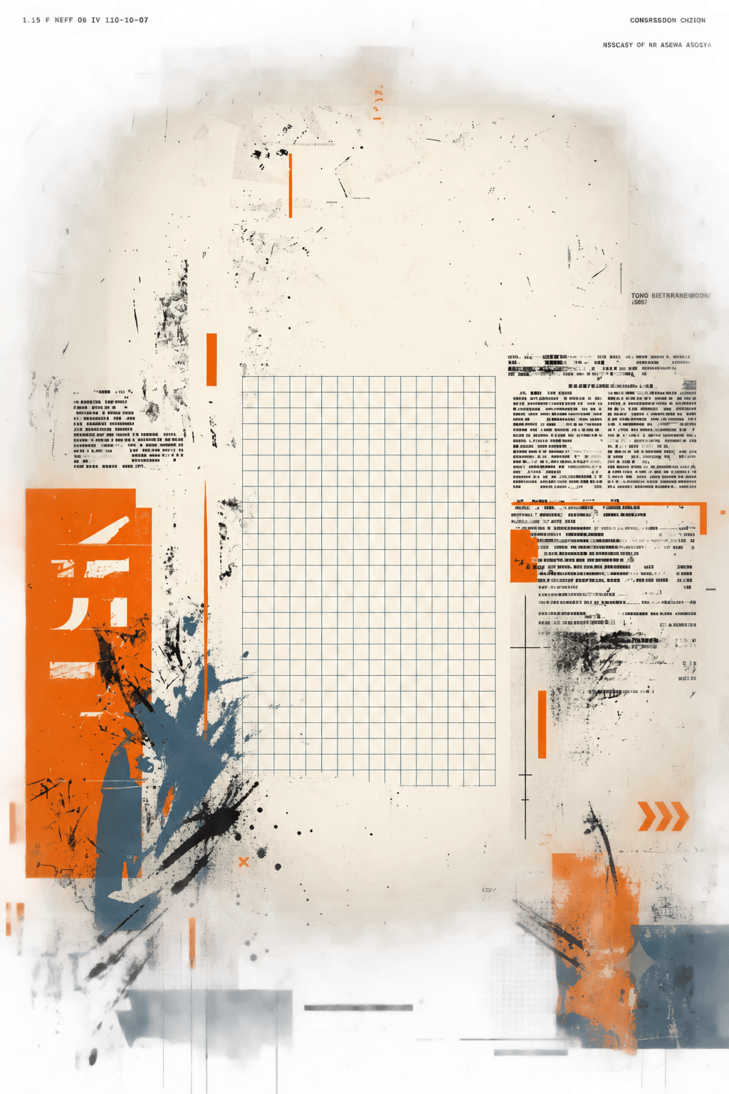 Abstract Technical Blueprint Grid Background