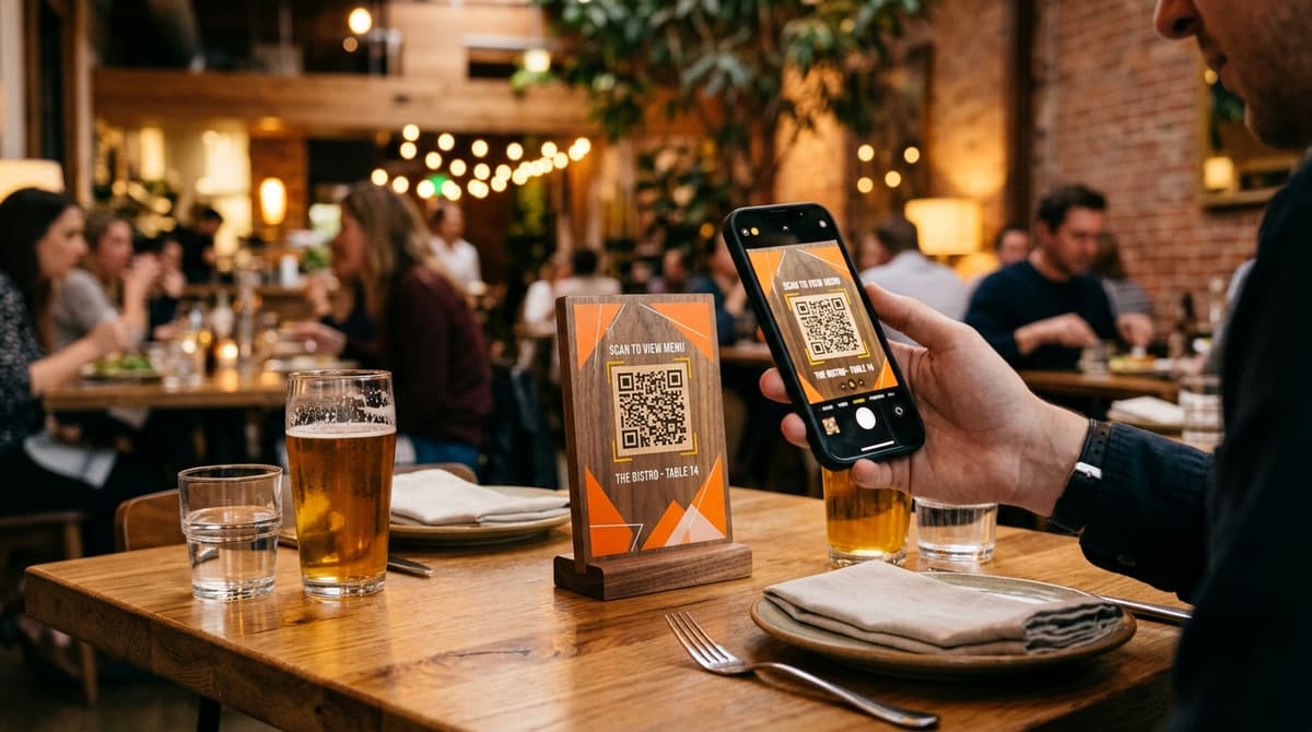 Interactive QR Menu