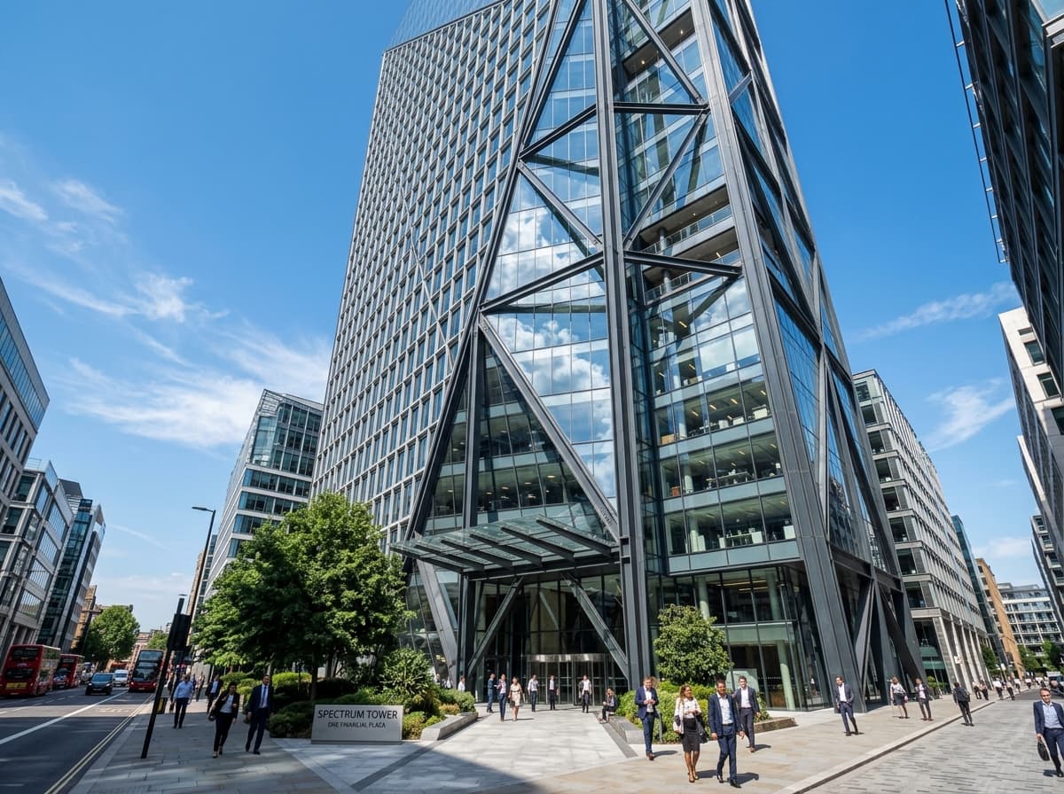 Modern architecture commercial building